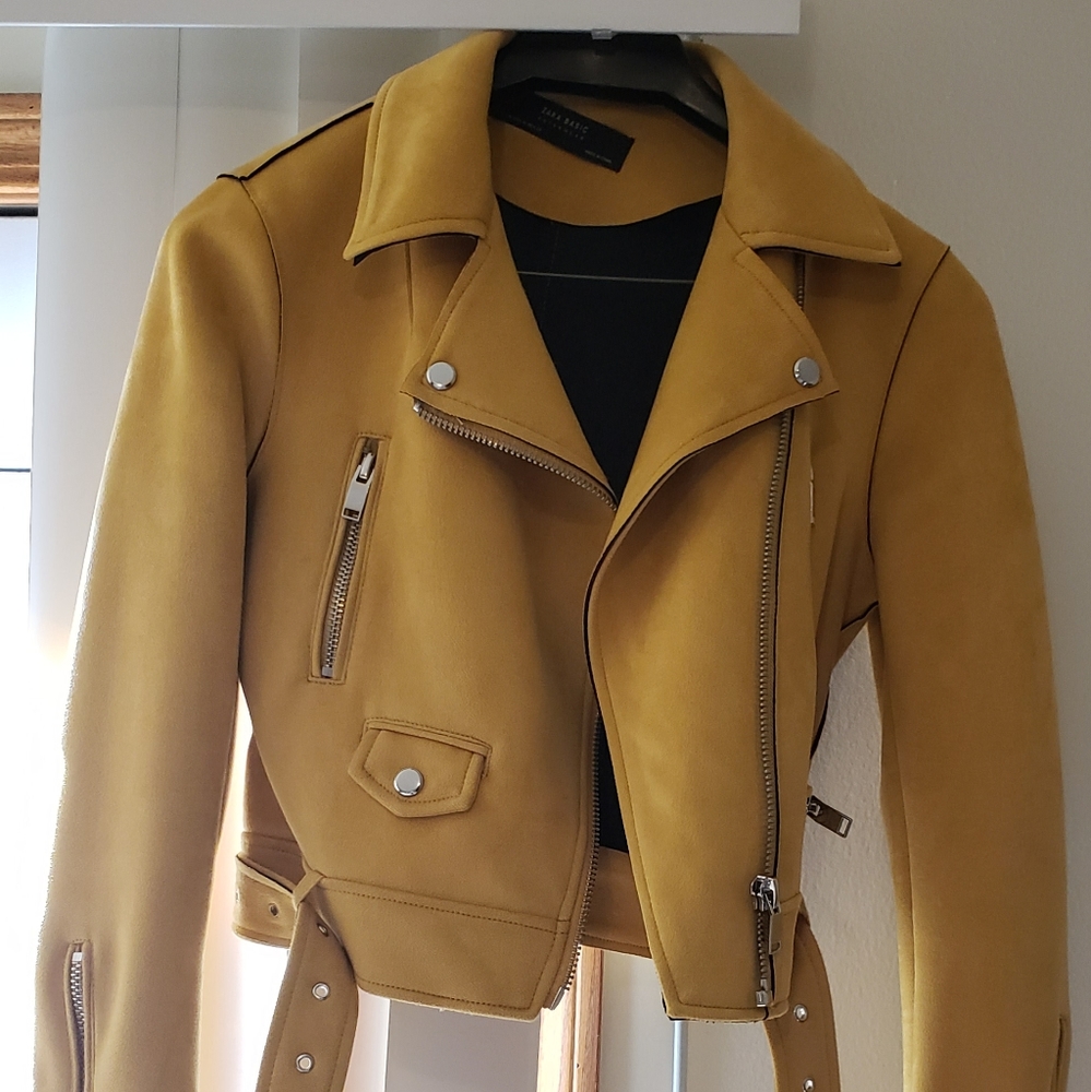Yelow Faux leather Zara's